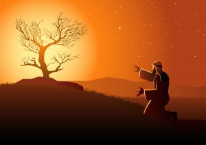 Moses and the burning bush